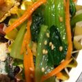 わたるんママ's cooksnap of when they made おつまみ　人参と小松菜のきんぴら　お弁当.