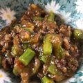 もきち☆'s cooksnap of when they made ワラビとひき肉のピリ辛丼.