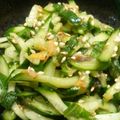 ёdey2upё's cooksnap of when they made きゅうりのサッパリ梅シソ和え.