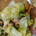 よっちゃんもち★'s cooksnap of when they made シンプル！鮭フレークとキャベツの蒸し焼き.