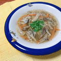 natu38's cooksnap of when they made ［簡単 えのき人参 食べる中華スープ ］.