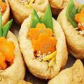 めりお's cooksnap of when they made 鶏ごぼうのいなり寿司.