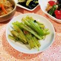 Richland☆Y's cooksnap of when they made ⭐️セロリのおかか炒め.