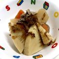 蒼の雫sp's cooksnap of when they made タケノコとこんにゃくの煮物.