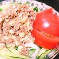 ざっくんママ's cooksnap of when they made 豆腐とひき肉の肉味噌冷やしうどん.