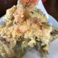 たまちゃん♩'s cooksnap of when they made 春菊と桜えびのかき揚げ.