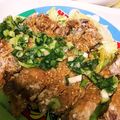ユーロン's cooksnap of when they made 鶏から揚げのピリ辛ごまソース.