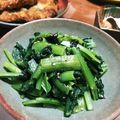 豆乳pudding's cooksnap of when they made しっとり海苔の小松菜ナムル.