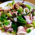 kaz～kaz～⭐'s cooksnap of when they made ヤリイカとセロリの葉っぱの炒め物.