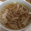 kk4788's cooksnap of when they made 節約。簡単。もやしとベーコンのスープ。.