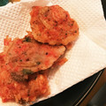 ま～りぃ's cooksnap of when they made 桜えび香る♪つくしとパセリのかき揚げ.