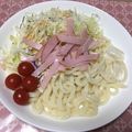 亜久里's cooksnap of when they made お野菜たっぷり！サラダうどん♪.