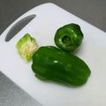 ☆ありか358☆'s cooksnap of when they made 速攻☆ ピーマン 種取り.