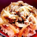 мёио's cooksnap of when they made 簡単美味しい牛丼or豚丼.
