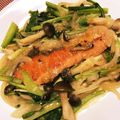 ゆうかʕ•ᴥ•ʔ's cooksnap of when they made 美味しく野菜！鮭のちゃんちゃん焼き❁˚.