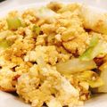 marikocchi's cooksnap of when they made 豆腐でキャベたま炒め.