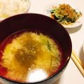 Moffyyy's cooksnap of when they made 美味しい〜トロトロとろろ昆布のお味噌汁♡.
