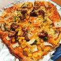みき☆ハチ's cooksnap of when they made 簡単でも本格クリスピー！サクサクピザ生地.