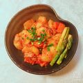 yesmama's cooksnap of when they made ✿甘辛酸美味～春野菜のキムチ南蛮漬風✿.
