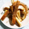 o^o^oayuayu's cooksnap of when they made 簡単サクサク！パンの耳でつくるオヤツ☆.