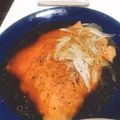 かねまな's cooksnap of when they made お家で簡単☆本格！サーモンカルパッチョ☆.