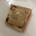 ラクラクダ's cooksnap of when they made 簡単朝ごはん☆具なしのピザ風トースト.
