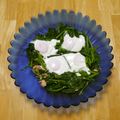 puniＫ's cooksnap of when they made とにかく満足♪ツナとほうれん草の目玉焼き.