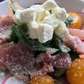 poire1113's cooksnap of when they made トマトとアイスプラントとチーズのサラダ.