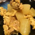 ねみねみ's cooksnap of when they made 大根と豚バラの洋風カレー煮.