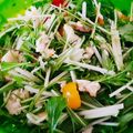 クックるん☆戦隊's cooksnap of when they made 混ぜるだけサラダチキンと三つ葉の和物.