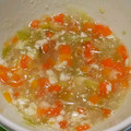 okamemom's cooksnap of when they made 【離乳食】中期～ 粉豆腐と野菜の和え物.
