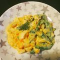a＊1103's cooksnap of when they made スナップえんどうと玉子の胡麻マヨ合え.
