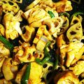 クック7G6IG3☆'s cooksnap of when they made ご飯にぴったり！蓮根と鶏肉のカレー炒め.