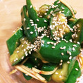 chama…♡'s cooksnap of when they made 簡単！ピリ辛きゅうりの和え物♪.