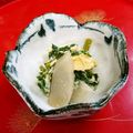 jimm's cooksnap of when they made 菜の花とうどの卵入り煮浸し.