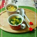 sakuraロゼット's cooksnap of when they made ほうれん草のかき玉スープ.