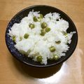 ocemama's cooksnap of when they made グリンピースごはん【柏市学校給食】.