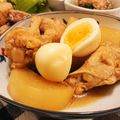 よこよこ☆☆'s cooksnap of when they made 手羽元と大根の煮物 半熟たまごのせ.