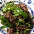 みんなのたまご's cooksnap of when they made ♡材料はだった２つ？ピーマンと牛肉炒め♡.