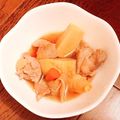 AmyOno's cooksnap of when they made たけのこと鶏肉の煮物.