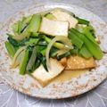 ＠迷子＠'s cooksnap of when they made 簡単♪厚揚げと小松菜の甘辛味噌炒め.