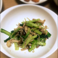 te_sanae's cooksnap of when they made 小松菜としめじのじゃこ炒め.