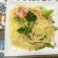ethnic0229's cooksnap of when they made 菜の花とベーコンのパスタ.