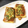 jin☆h's cooksnap of when they made トースターで✤厚揚げの味噌マヨ挟み焼き.