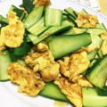 seacomet's cooksnap of when they made 中国人ちのきゅうりと卵炒め♪.