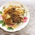 chi−ちゃん's cooksnap of when they made 豚の生姜焼き大根（黒胡椒風味）.