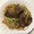 クックA1LCSH☆'s cooksnap of when they made 春・牛カルビと菜の花パスタ♪.