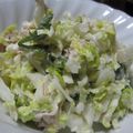 ちばたま's cooksnap of when they made 白菜の大葉シーチキンマヨサラダ.