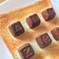 ちょこ05's cooksnap of when they made アルファベットチョコトースト.
