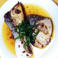 ellie21's cooksnap of when they made ブリの梅だれがけ.